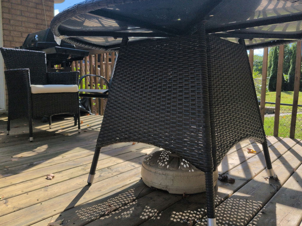 Wicker Patio Table - image 4 of 5