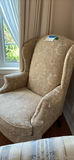Floral Upholstered Wingback Armchair - thumbnail 4 of 5