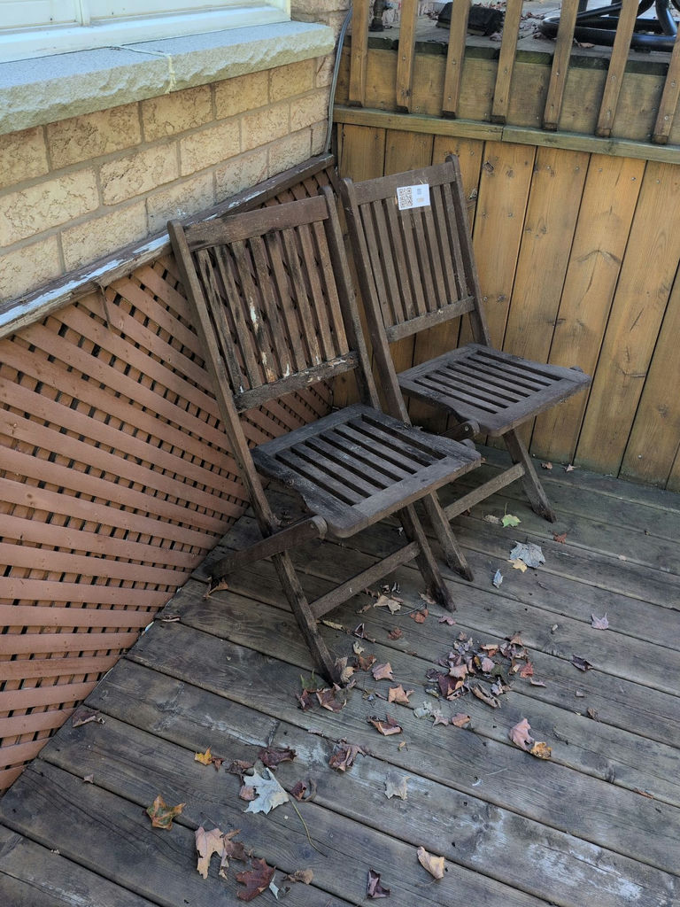 Pair of Wooden Folding Chairs - image 2 of 6
