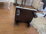 Upholstered Footstool Ottoman - thumbnail 5 of 7