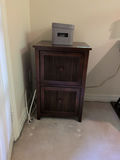 Dark Wood Two-Drawer Cabinet - thumbnail 5 of 5