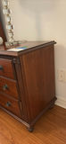 Wooden Three-Drawer Nightstand - thumbnail 4 of 4