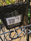 Metal Plant Stand with Wicker Planter and Flowers - thumbnail 4 of 4