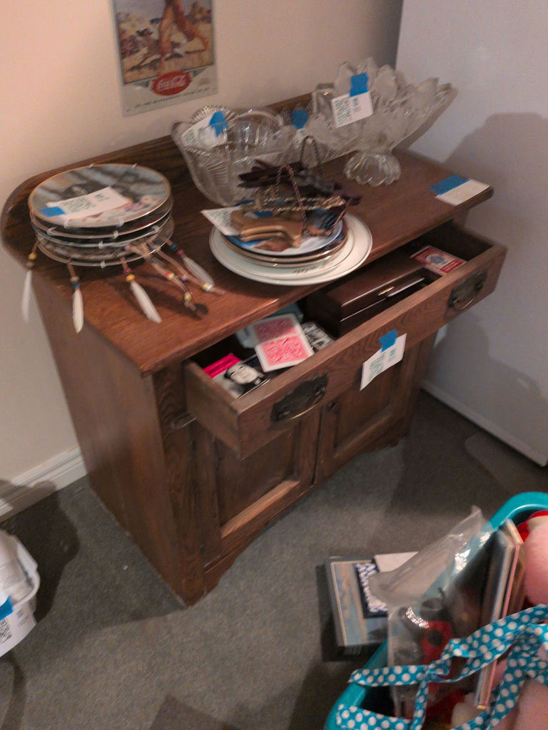 Wooden Sideboard Cabinet - image 4 of 6