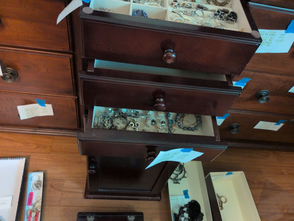 Wooden Jewelry Armoire - image 5 of 7