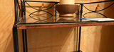 Three-Tier Metal and Wood Bathroom Storage Shelf - thumbnail 5 of 5