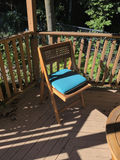 Wood Folding Bistro Table and Two Chairs - thumbnail 2 of 7