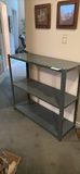 Gray Metal Three-Shelf Storage Rack - thumbnail 3 of 4