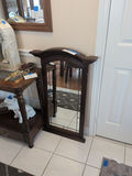Dark Wood Framed Wall Mirror - thumbnail 1 of 5