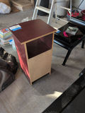 Wooden Side Cabinet with Shelf and Door - thumbnail 3 of 5