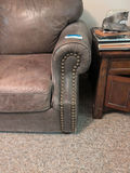 Brown Three-Seat Sofa - thumbnail 3 of 5