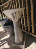 Decorative Hand-Shaped Pedestal Bowl - thumbnail 3 of 4