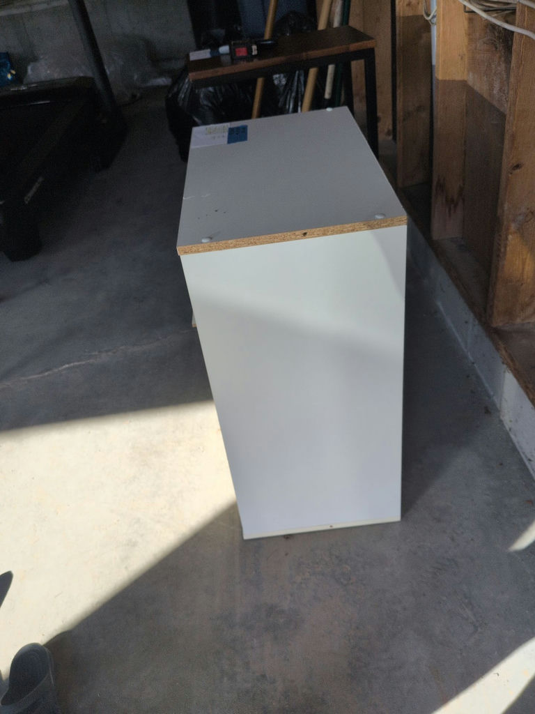 White Cubby Storage Shelf - image 3 of 5