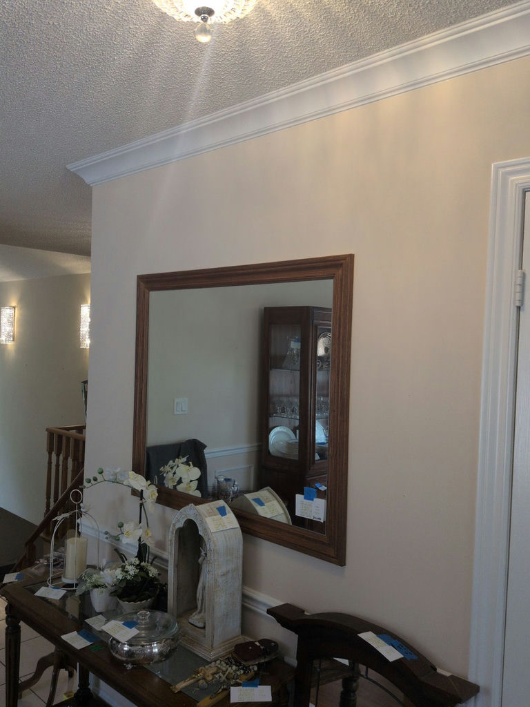 Wood Framed Wall Mirror - image 1 of 4