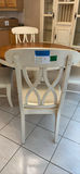 White Wood Dining Chairs (6) - thumbnail 1 of 5