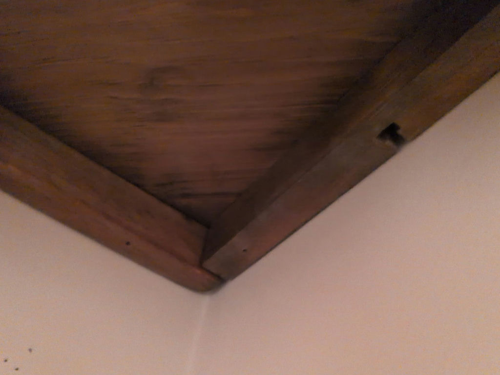 Set of Three Wooden Corner Wall Shelves - image 6 of 6
