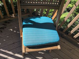 Wood Folding Bistro Table and Two Chairs - thumbnail 4 of 7