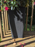 Tall Black Wicker Planter with Flower Arrangement - thumbnail 2 of 4