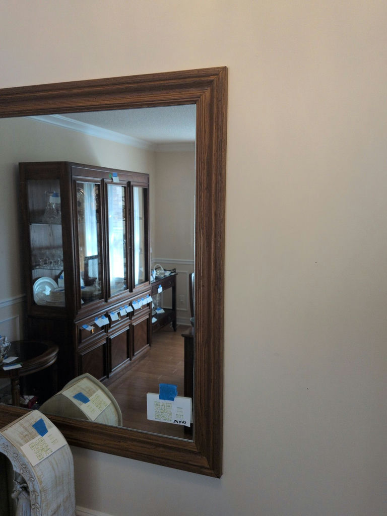 Wood Framed Wall Mirror - image 2 of 4