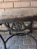 Upholstered Metal Vanity Stool - thumbnail 3 of 6