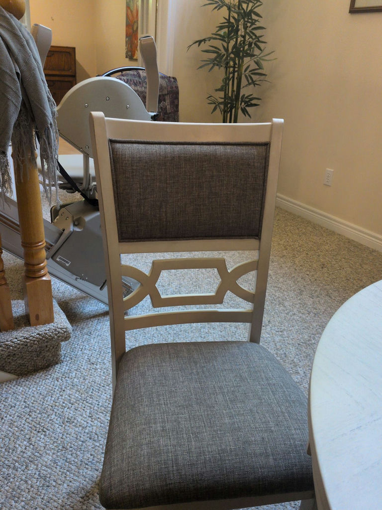 Upholstered Dining Chairs (4) - image 3 of 6