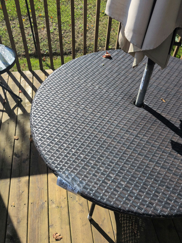 Wicker Patio Table - image 3 of 5