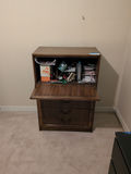 Wood Secretary Desk and Storage Cabinet - thumbnail 5 of 5