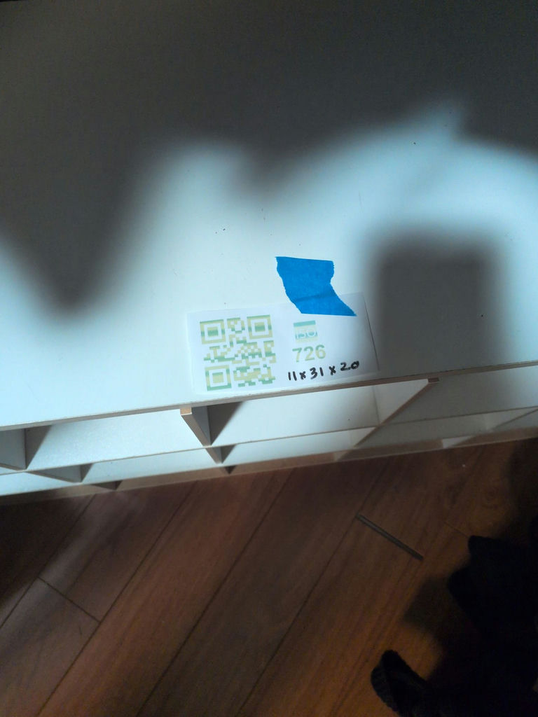 White Cubby Storage Shelf - image 4 of 4