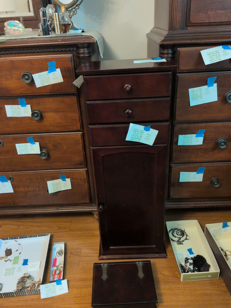 Wooden Jewelry Armoire - image 2 of 7