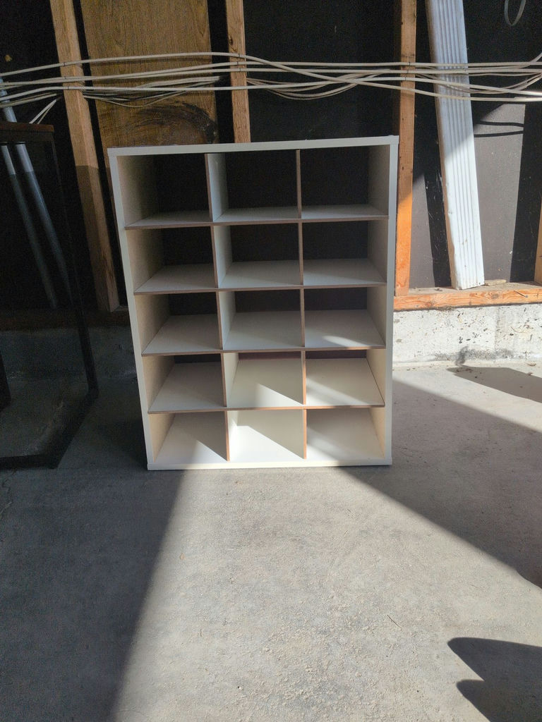 White Cubby Storage Shelf - image 2 of 5