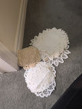 Assorted Lace Table Linens and Doilies - thumbnail 3 of 11