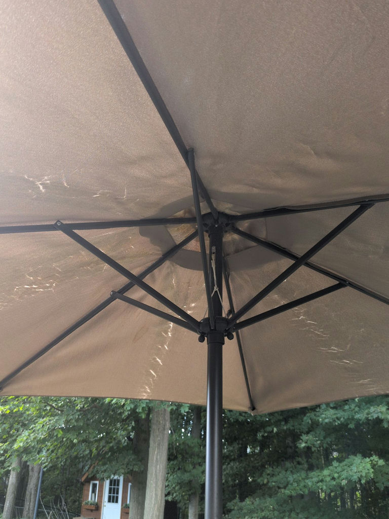 Outdoor Patio Umbrella And Base. - image 4 of 6