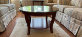 Round Glass Top Coffee Table - thumbnail 3 of 4