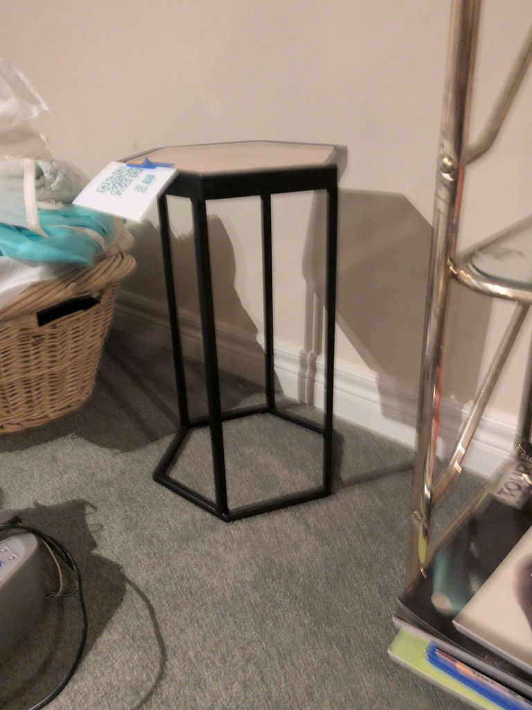 Hexagonal Accent Table - image 3 of 4