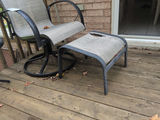 Outdoor Patio Swivel Chair and Ottoman - thumbnail 6 of 7