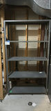 Gray Metal Storage Shelving Unit - thumbnail 1 of 3