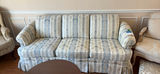 Striped Floral Upholstered Sofa - thumbnail 4 of 5
