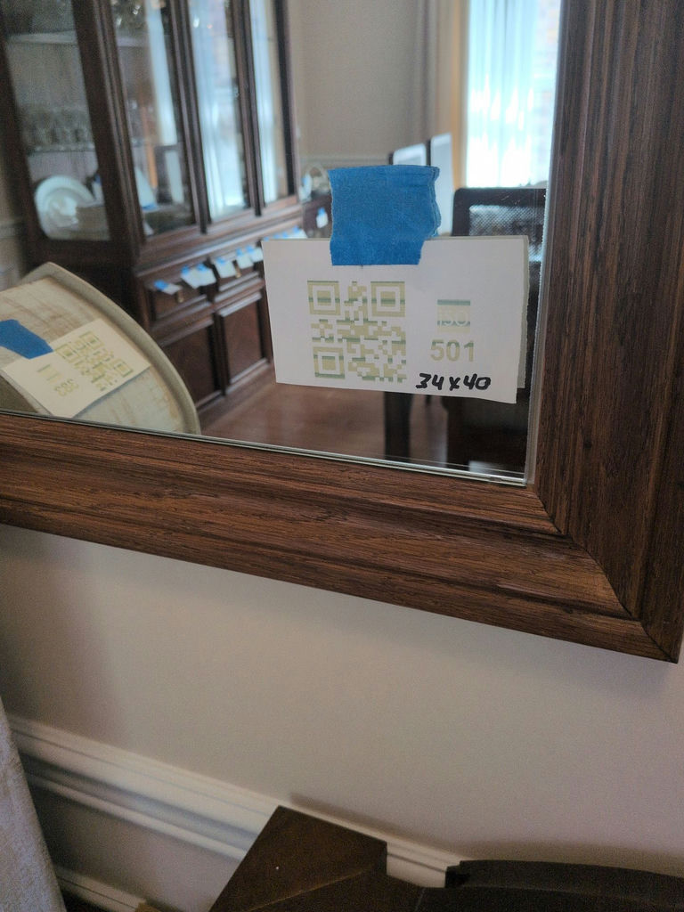 Wood Framed Wall Mirror - image 4 of 4