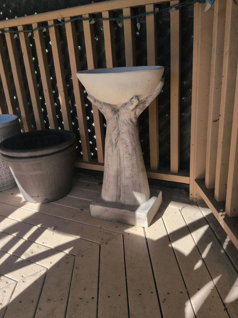Decorative Hand-Shaped Pedestal Bowl - image 1 of 4