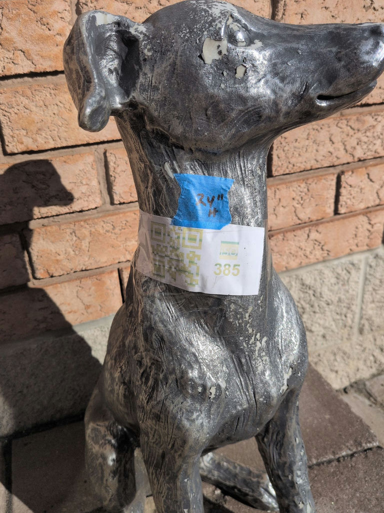 Metal Dog Statue - image 4 of 4