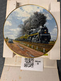 Set of train-themed porcelain plates - thumbnail 5 of 10