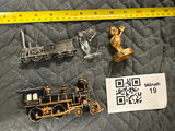 Collection of miniature trains and decorative figurines - thumbnail 1 of 4