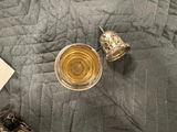 Decorative Metal Tray with Shaker and Two Rickshaw Figurines - thumbnail 6 of 9