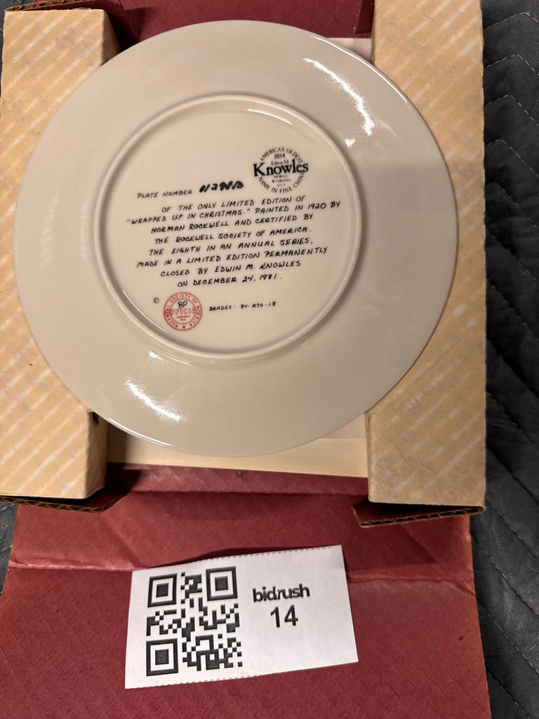 Norman Rockwell Limited Edition Collector Plates - image 6 of 6