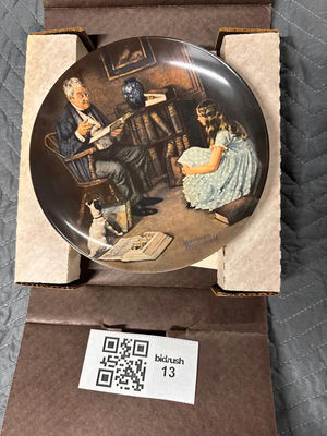 Norman Rockwell Limited Edition Collector Plates - Image 1 of 8