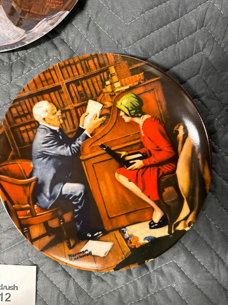 Three Decorative Collector Plates - image 3 of 5