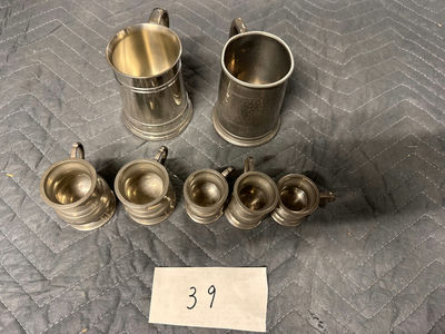 Collection of Pewter Tankards and Mugs - Image 1 of 9