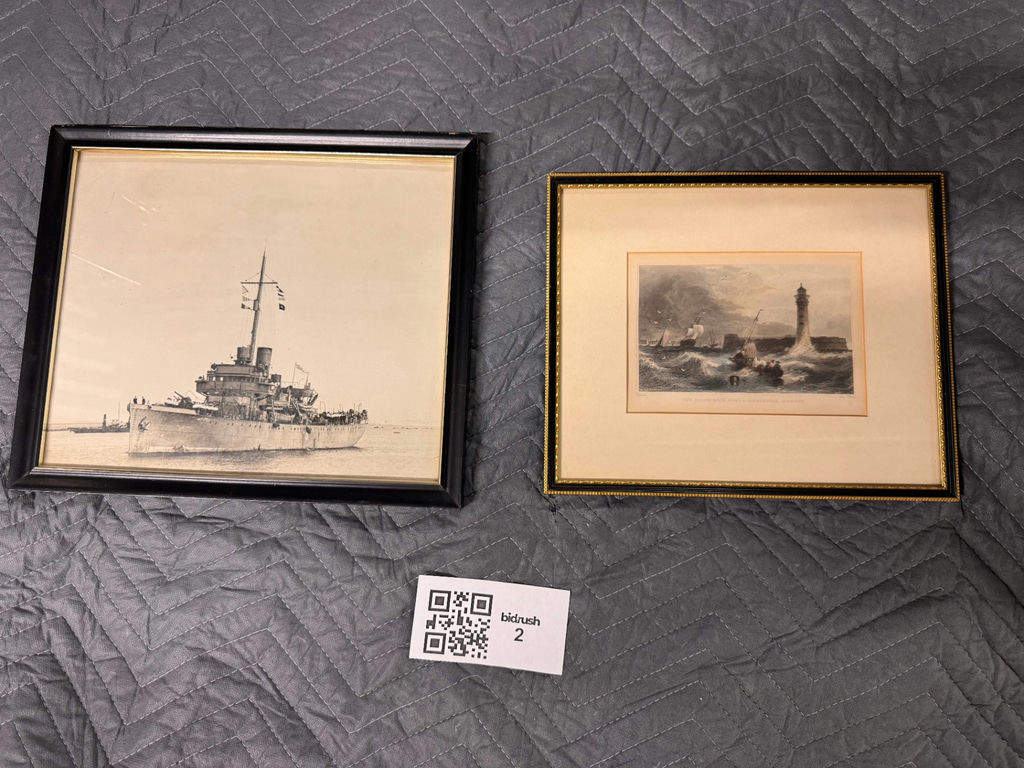 Two framed maritime prints - image 1 of 1