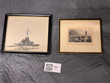 Two framed maritime prints - thumbnail 1 of 1