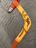 Decorative Wooden Boomerangs and Carved Didgeridoo - thumbnail 3 of 5